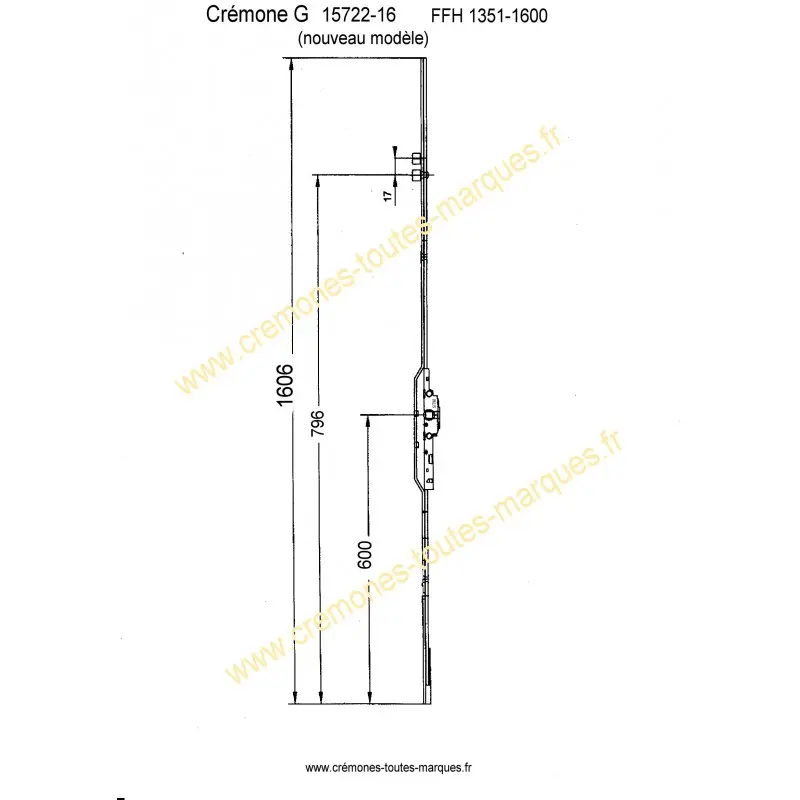 Crémone FERCO GU - G15722.16
